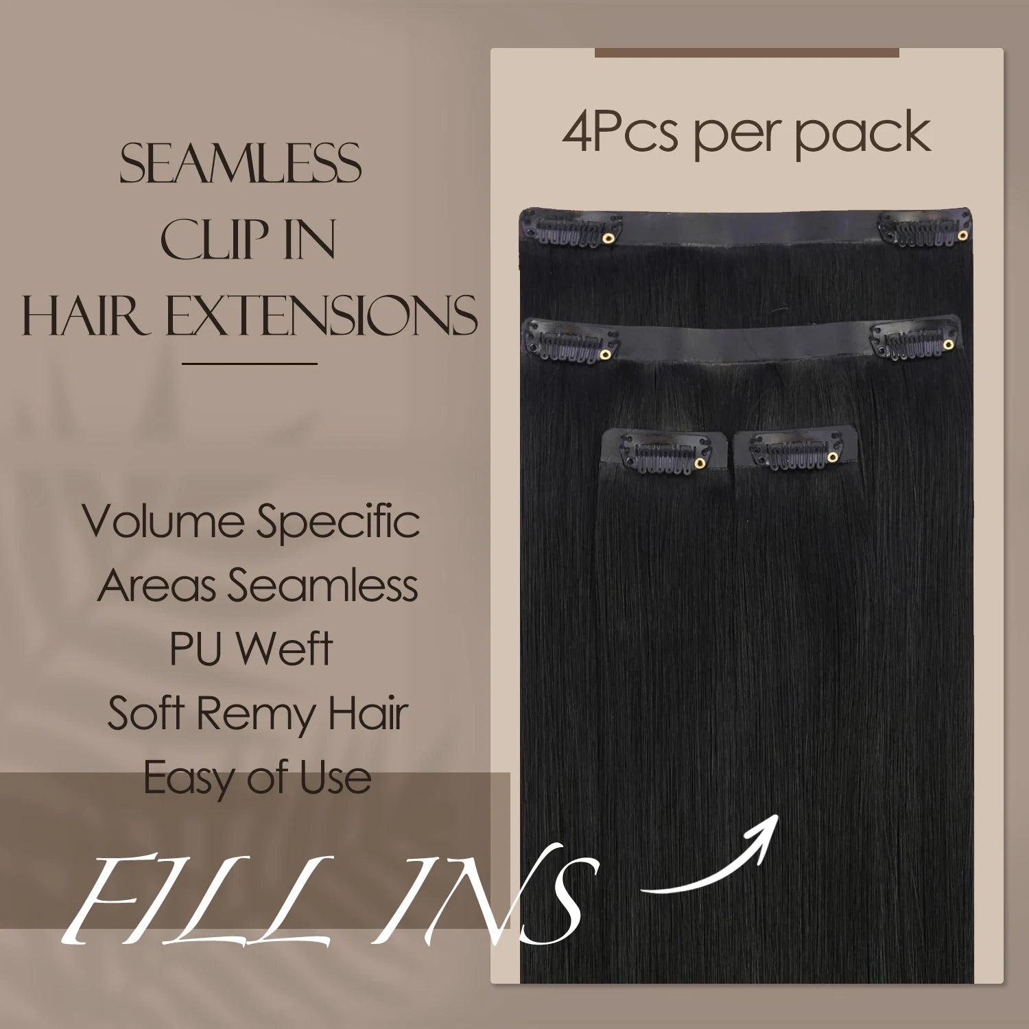 Clip in Thinning Hair Extensions