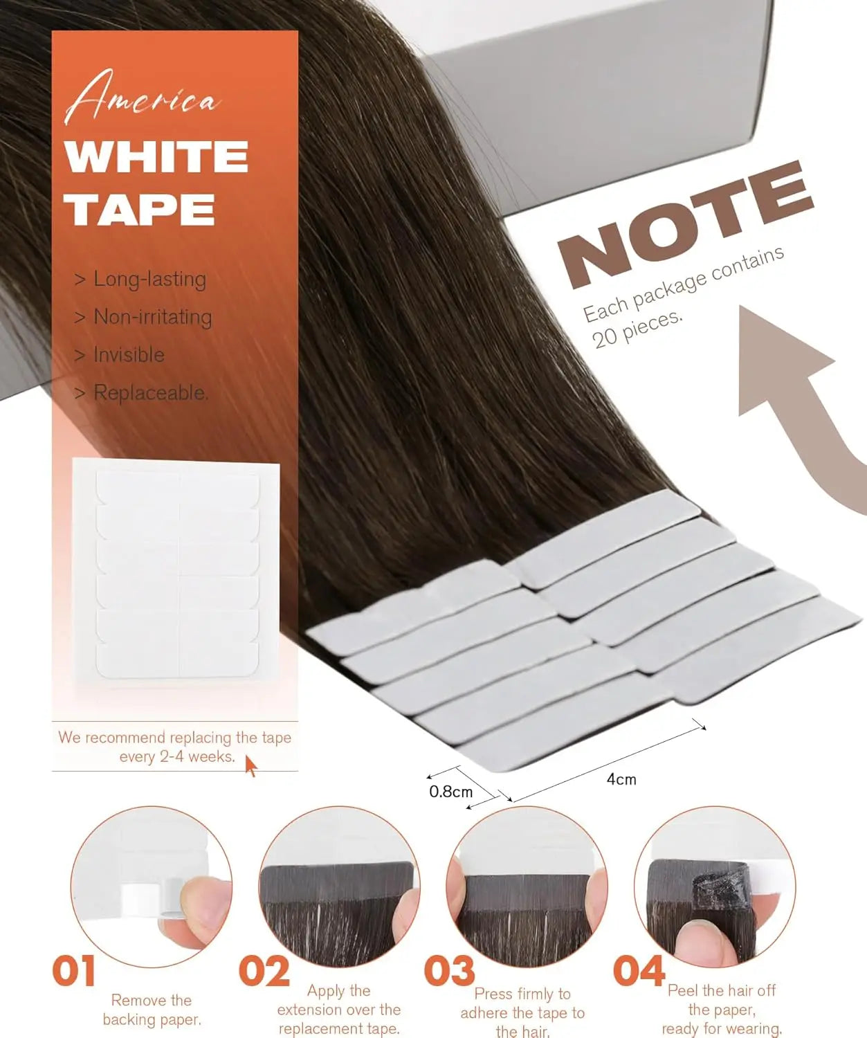 Premium Remy Tape-In Hair Extensions