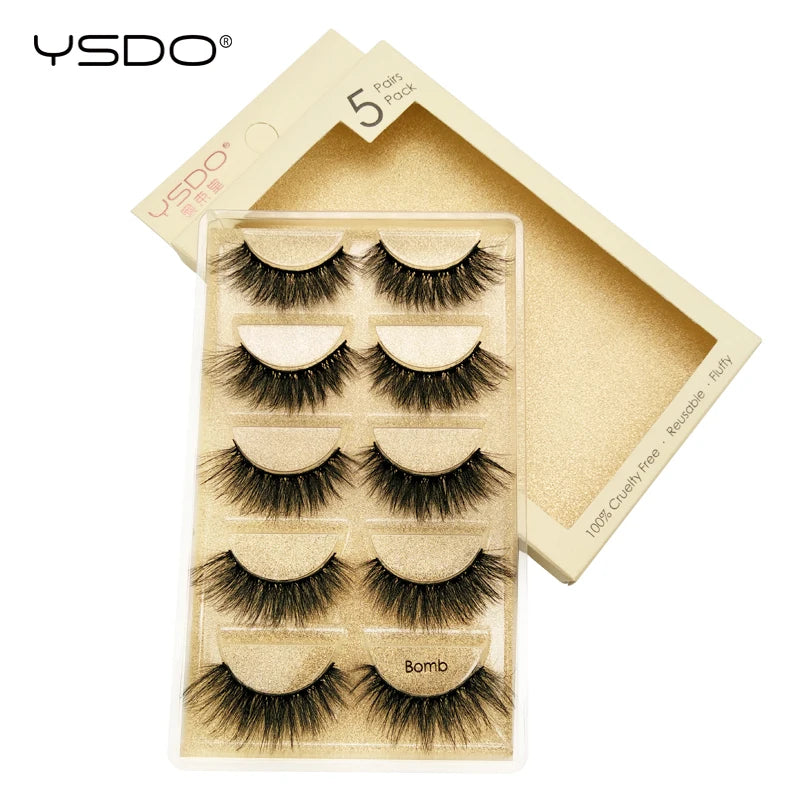 3D Mink Lashes Faux Mink Fluffy Lash
