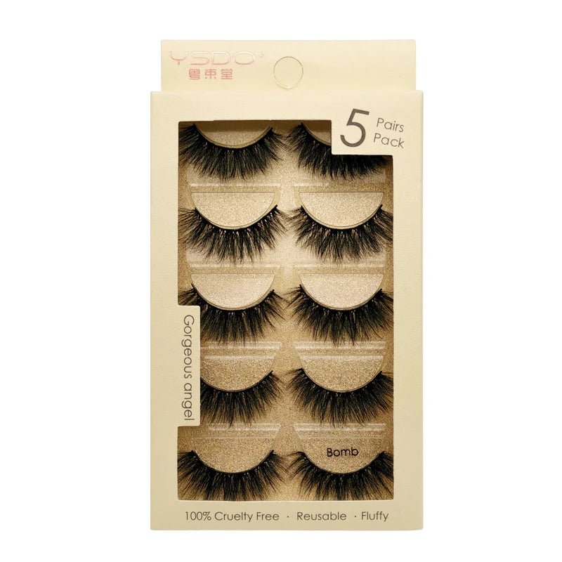 3D Mink Lashes Faux Mink Fluffy Lash
