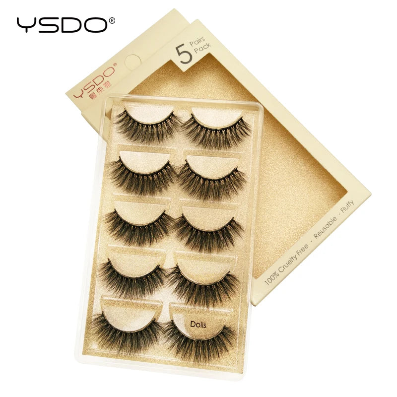 3D Mink Lashes Faux Mink Fluffy Lash