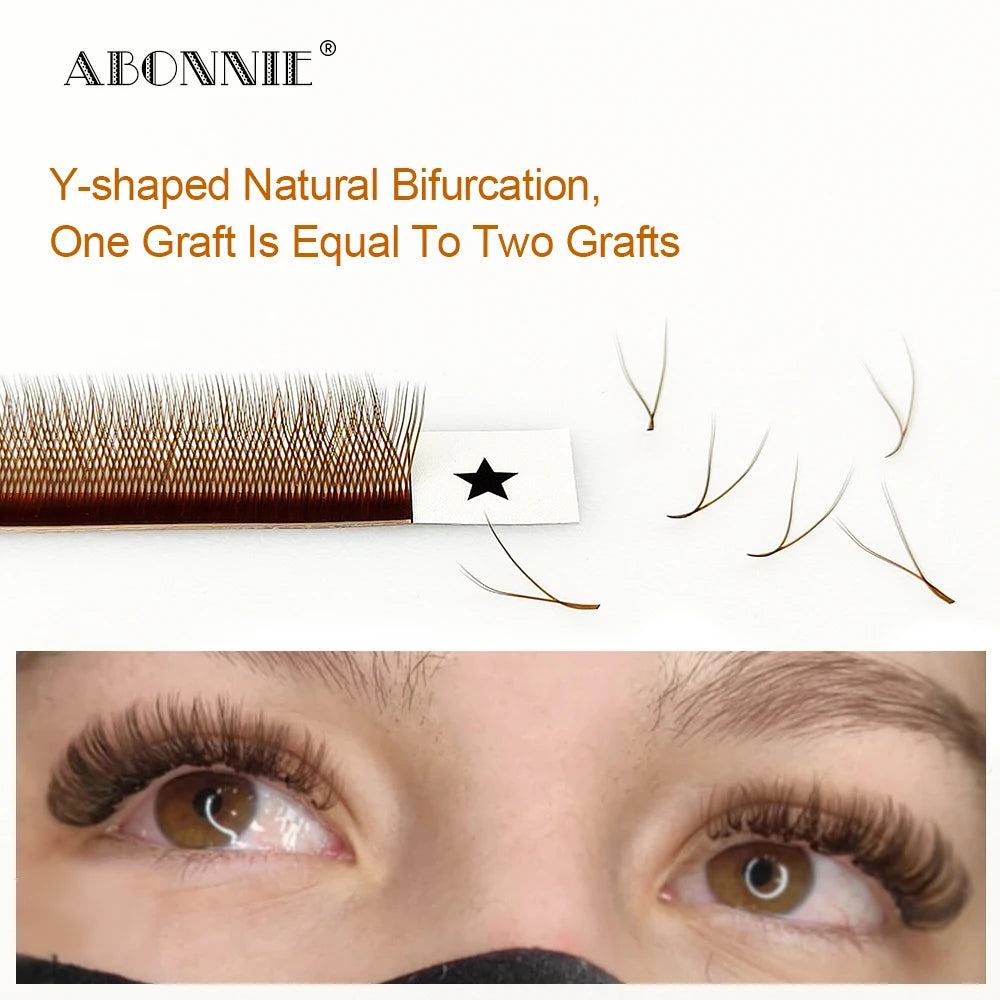 High Quality YY Brown Premium Matte Eyelash