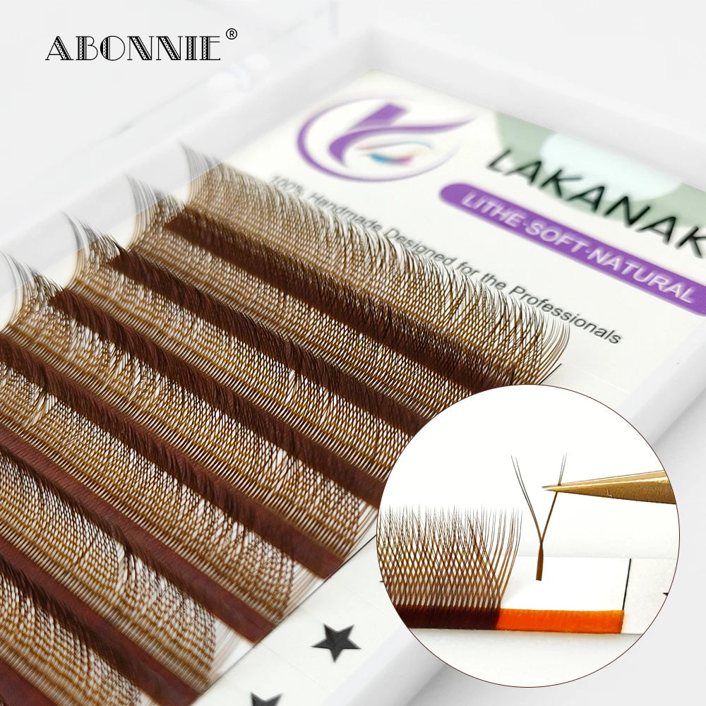 High Quality YY Brown Premium Matte Eyelash