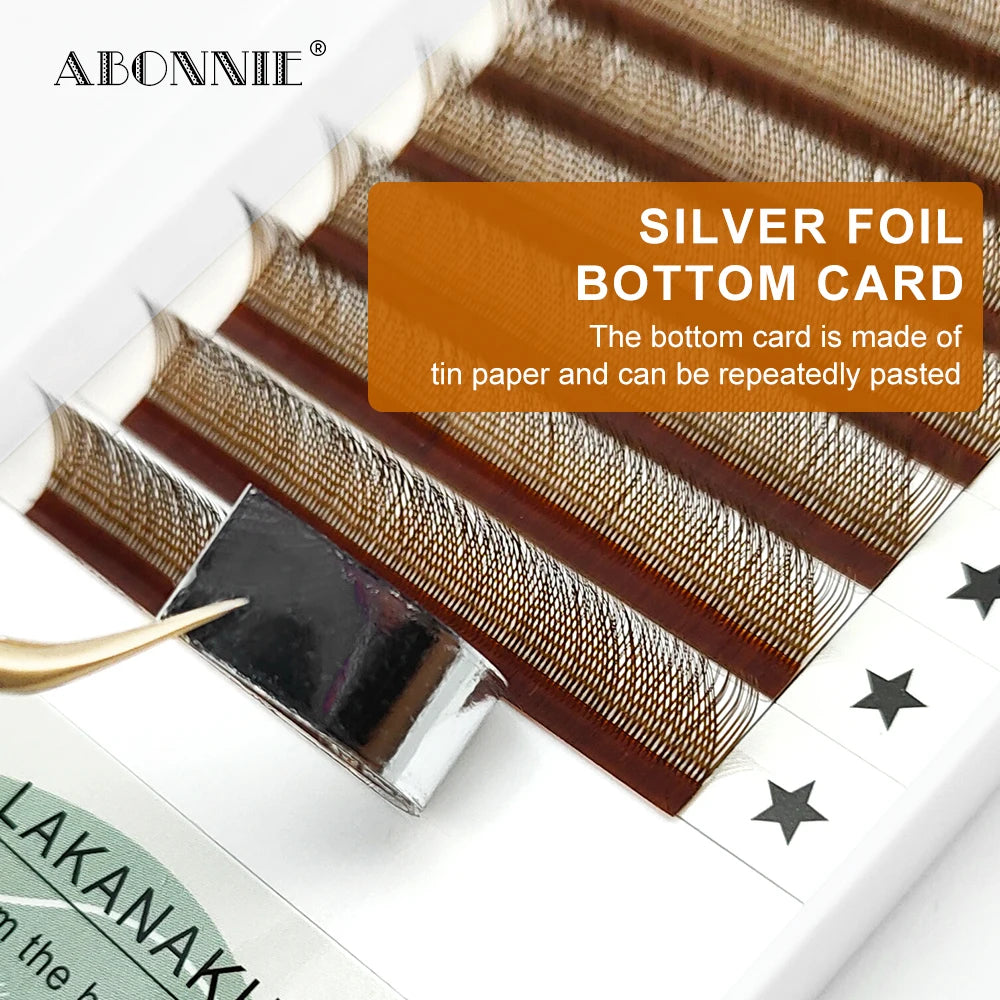 High Quality YY Brown Premium Matte Eyelash