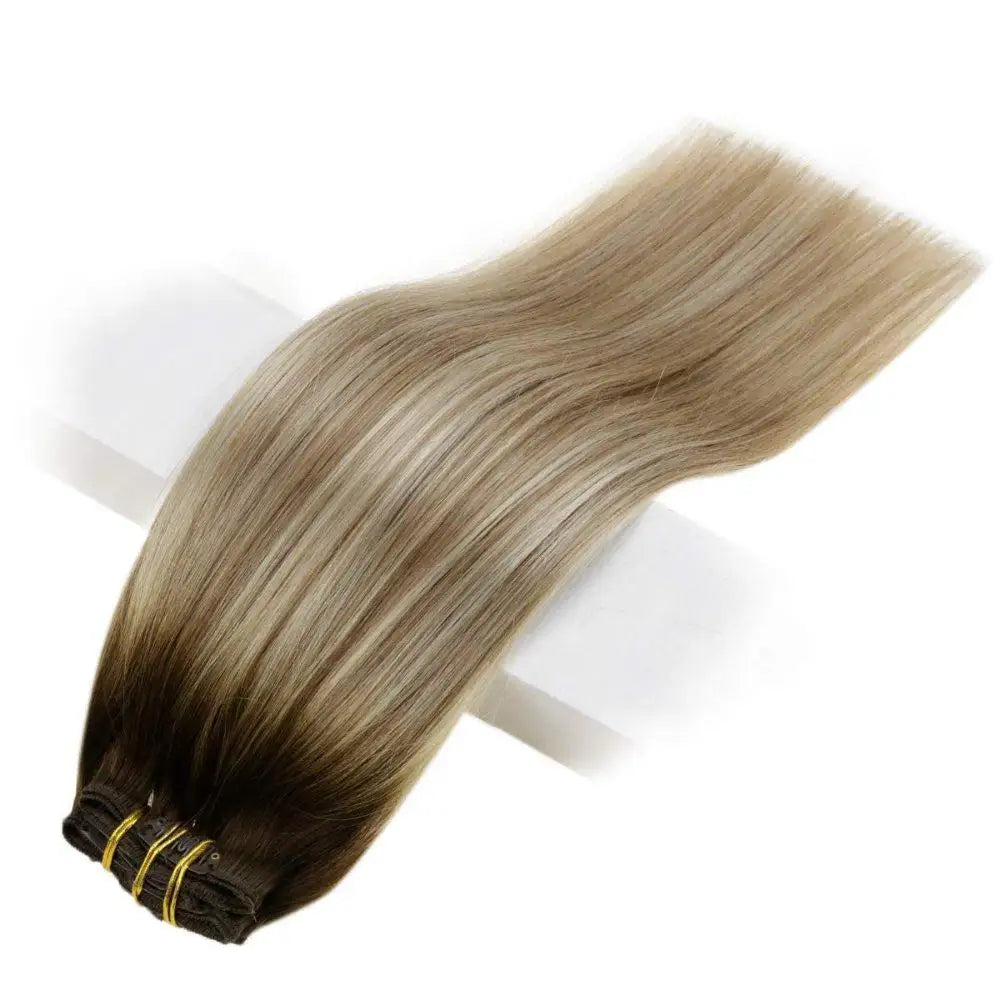 Blonde Remy Seamless Hair Extensions