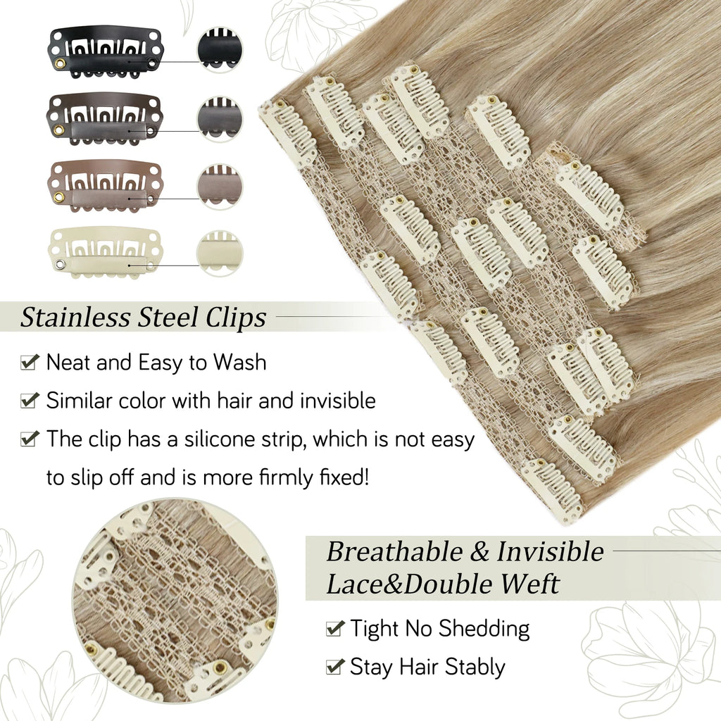 Double Weft Real Wig Silky Straight