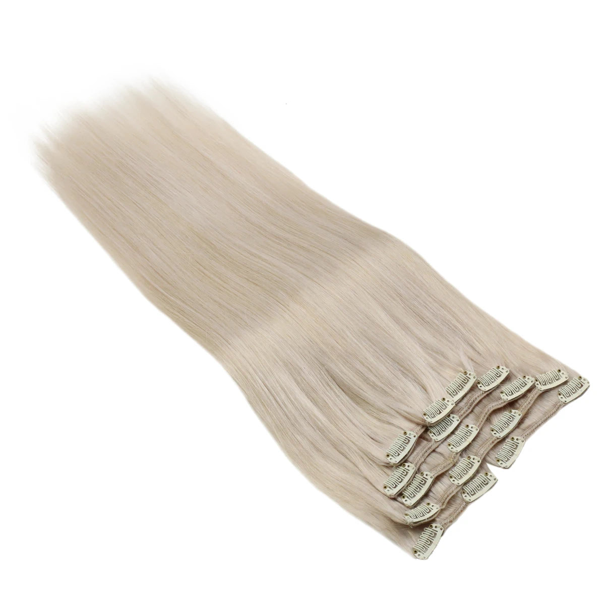 Double Weft Clip in Real Human Hair Extensions