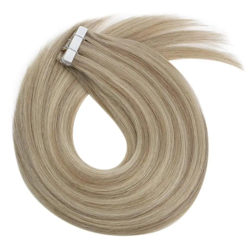 Human Hair Seamless Skin Weft Hair Extensions