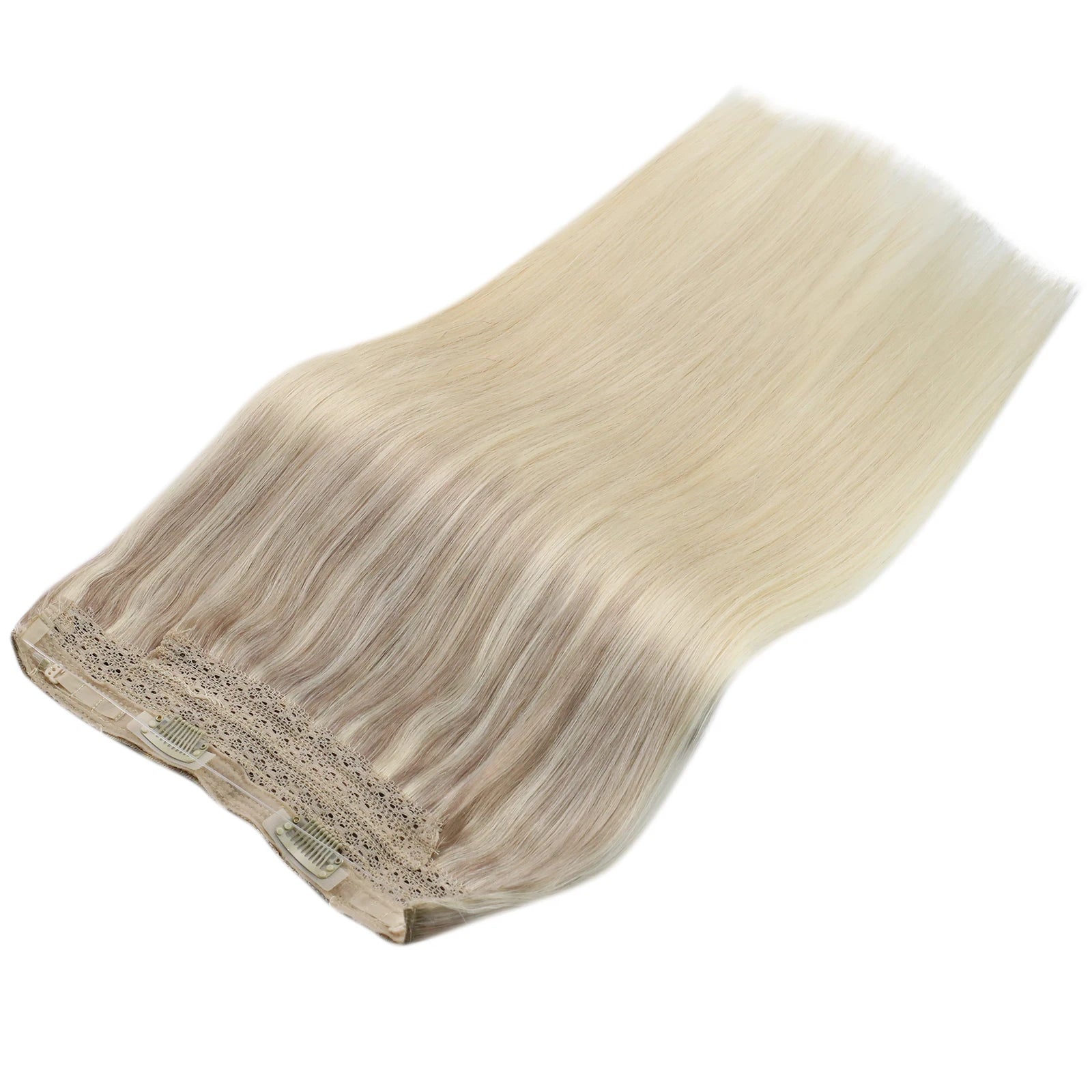 Fish Wire Natural Human Hair Brown Hair Extension