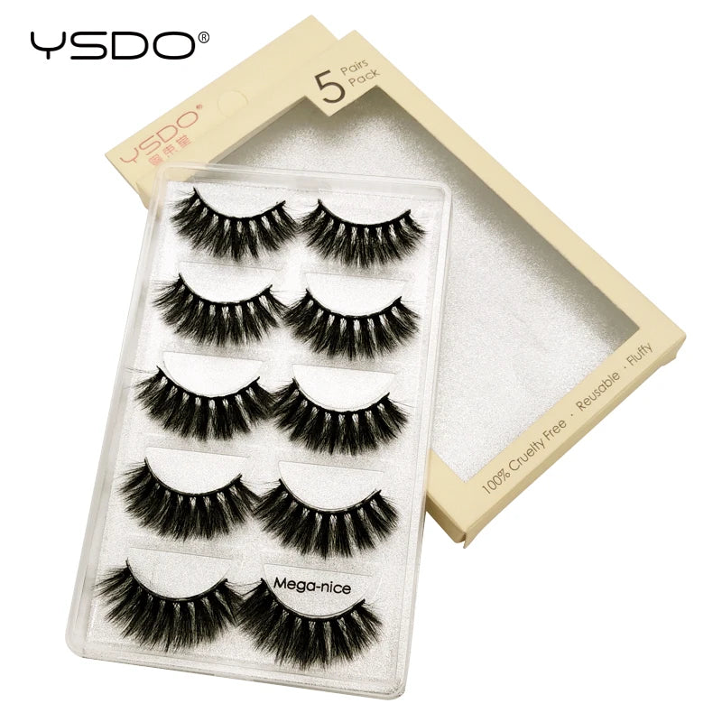 3D Mink Lashes Faux Mink Fluffy Lash