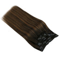 Double Weft Brazilian Hair Clip-in Extensions