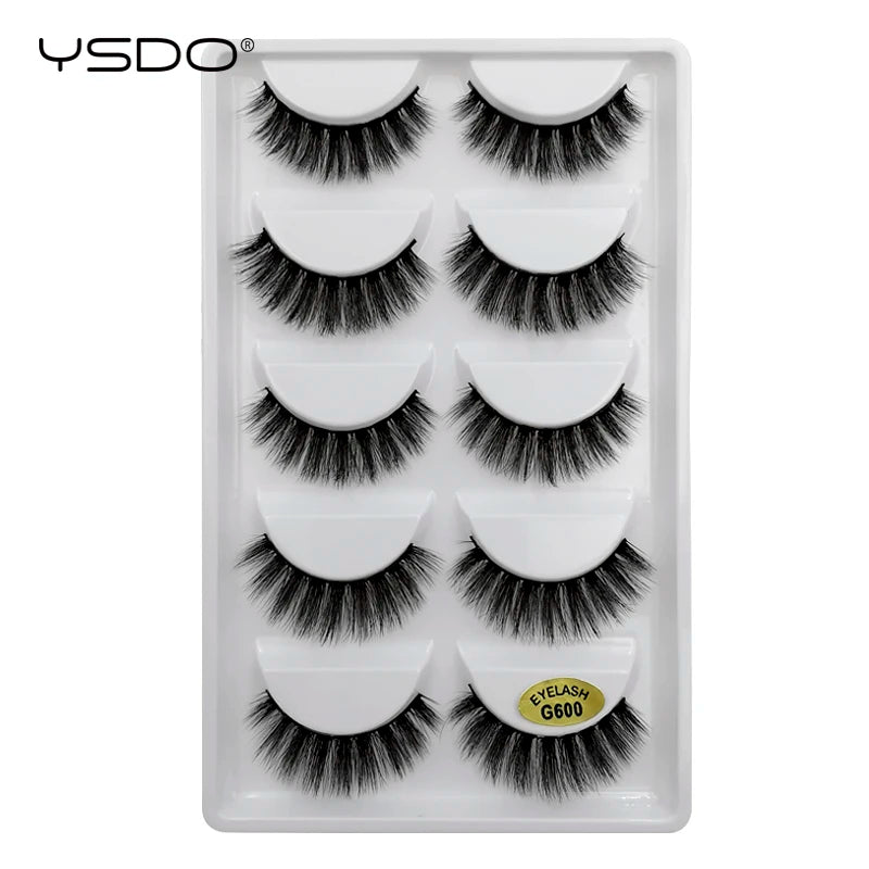 Mink Eyelashes 3D Dramatic Natural Hair