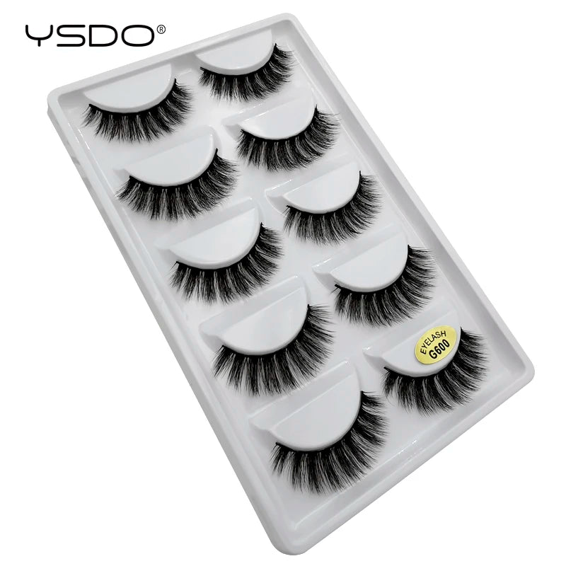 Mink Eyelashes 3D Dramatic Natural Hair