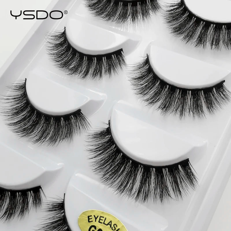 Mink Eyelashes 3D Dramatic Natural Hair
