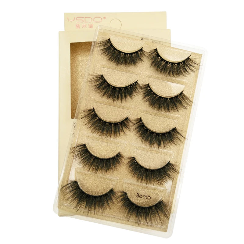 3D Mink Lashes Faux Mink Fluffy Lash