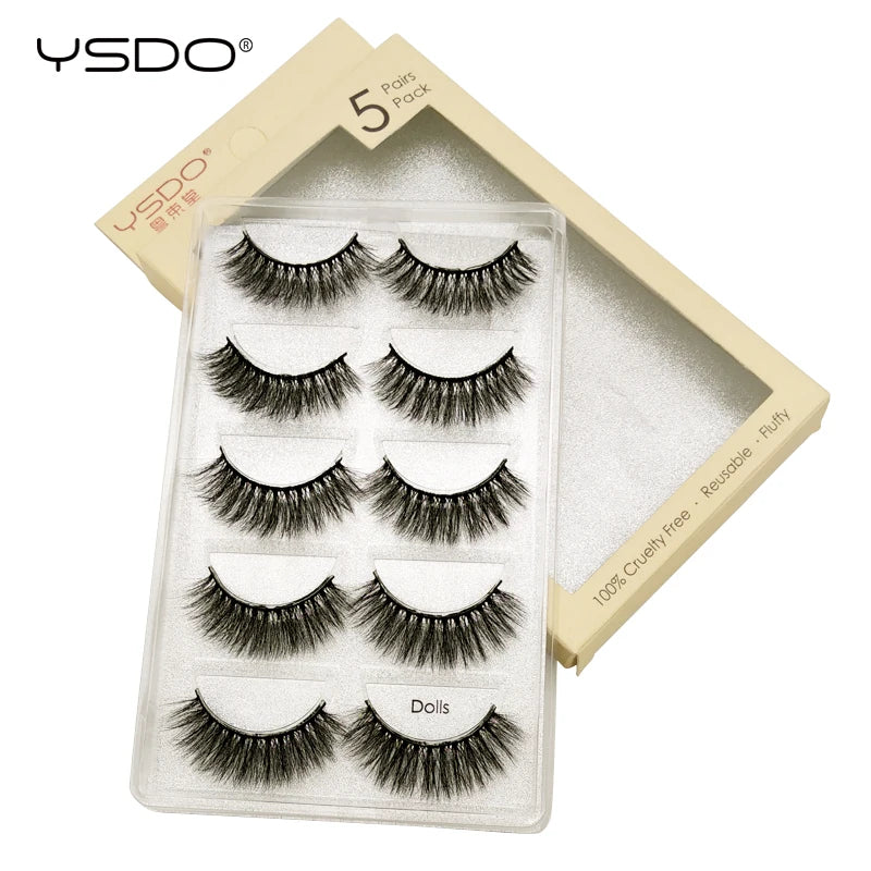 3D Mink Lashes Faux Mink Fluffy Lash