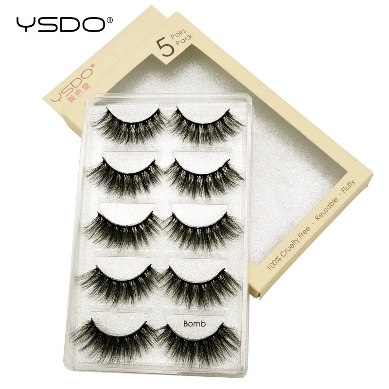 3D Mink Lashes Faux Mink Fluffy Lash