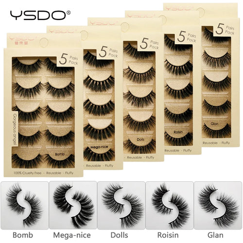 3D Mink Lashes Faux Mink Fluffy Lash