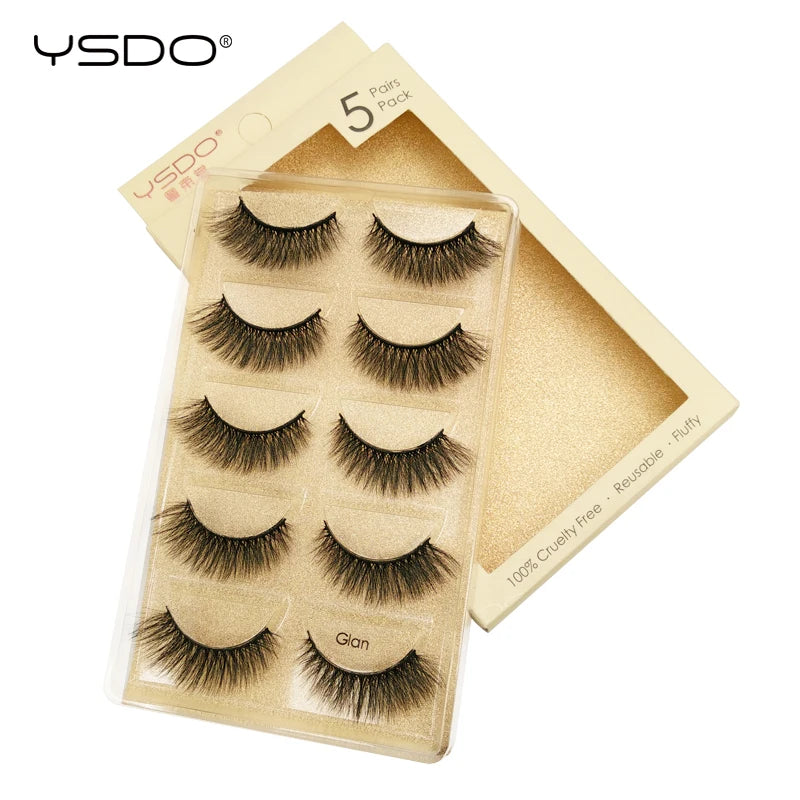 3D Mink Lashes Faux Mink Fluffy Lash