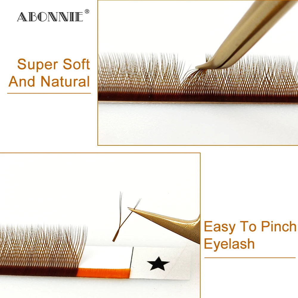 High Quality YY Brown Premium Matte Eyelash