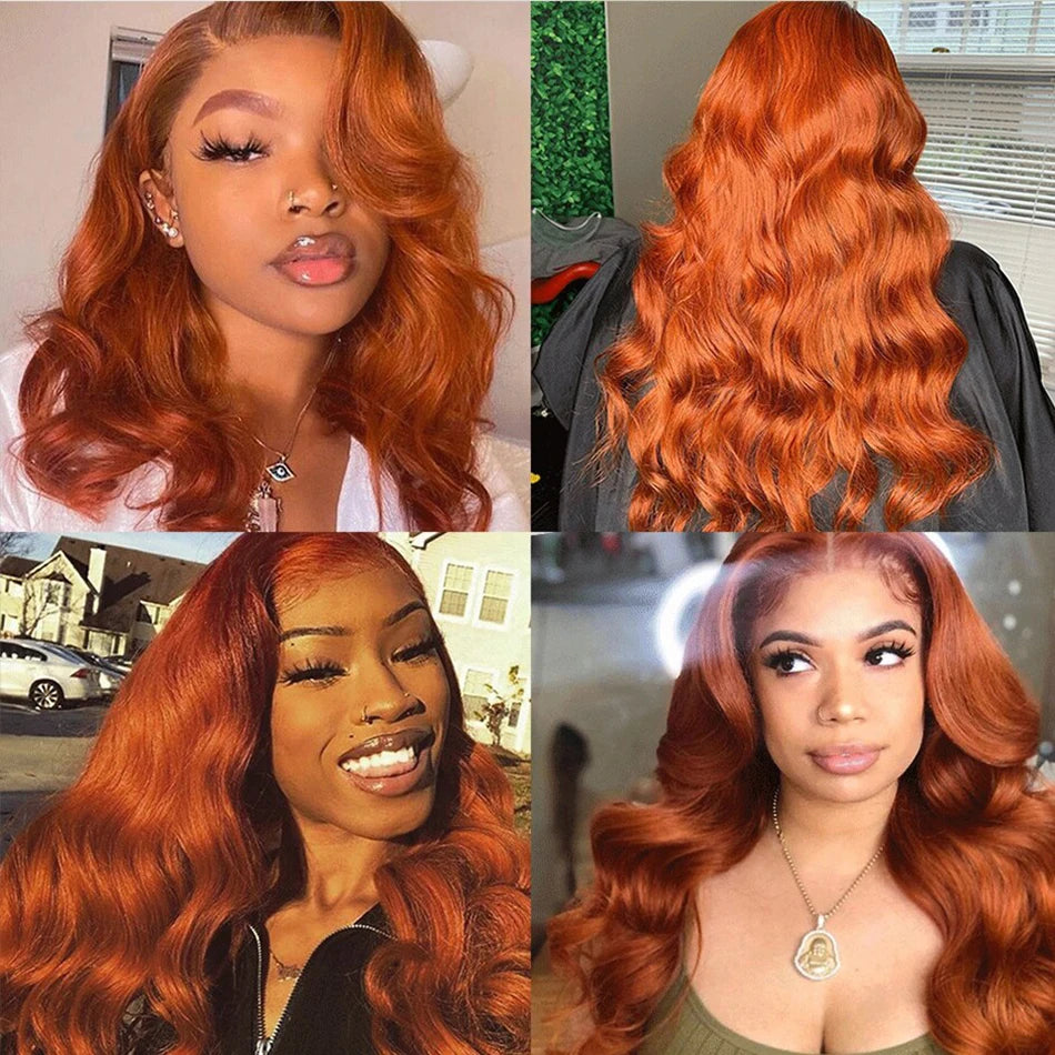 Botisi Ginger Body Wave Lace Front Wig