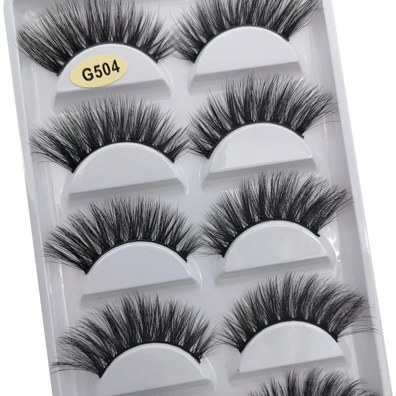3D Mink Lashes Natural Long Eyelashes