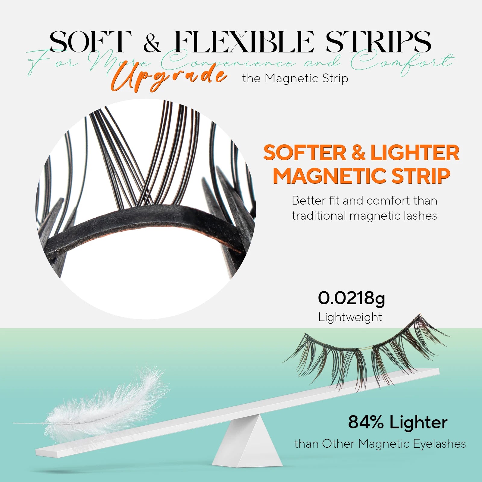 Magnetic Brown/Black Reusable Soft Eyelashes
