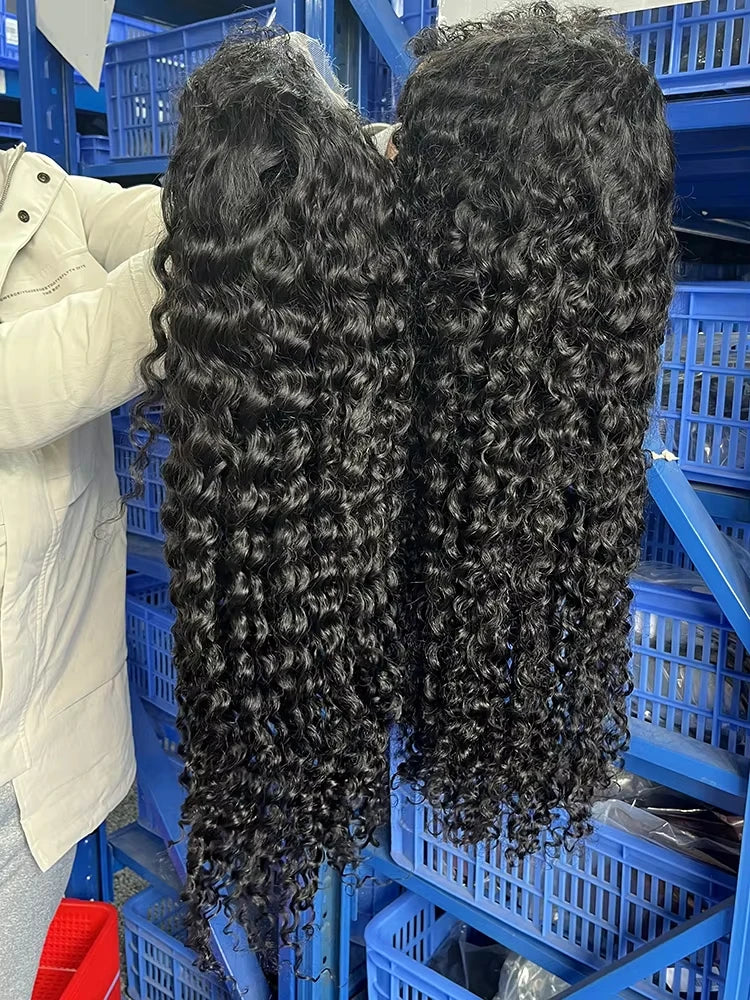 HD Water Wave Pre Plucked Lace Front Wigs
