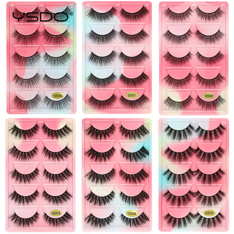 3D Mink Lashes Natural Long Eyelashes
