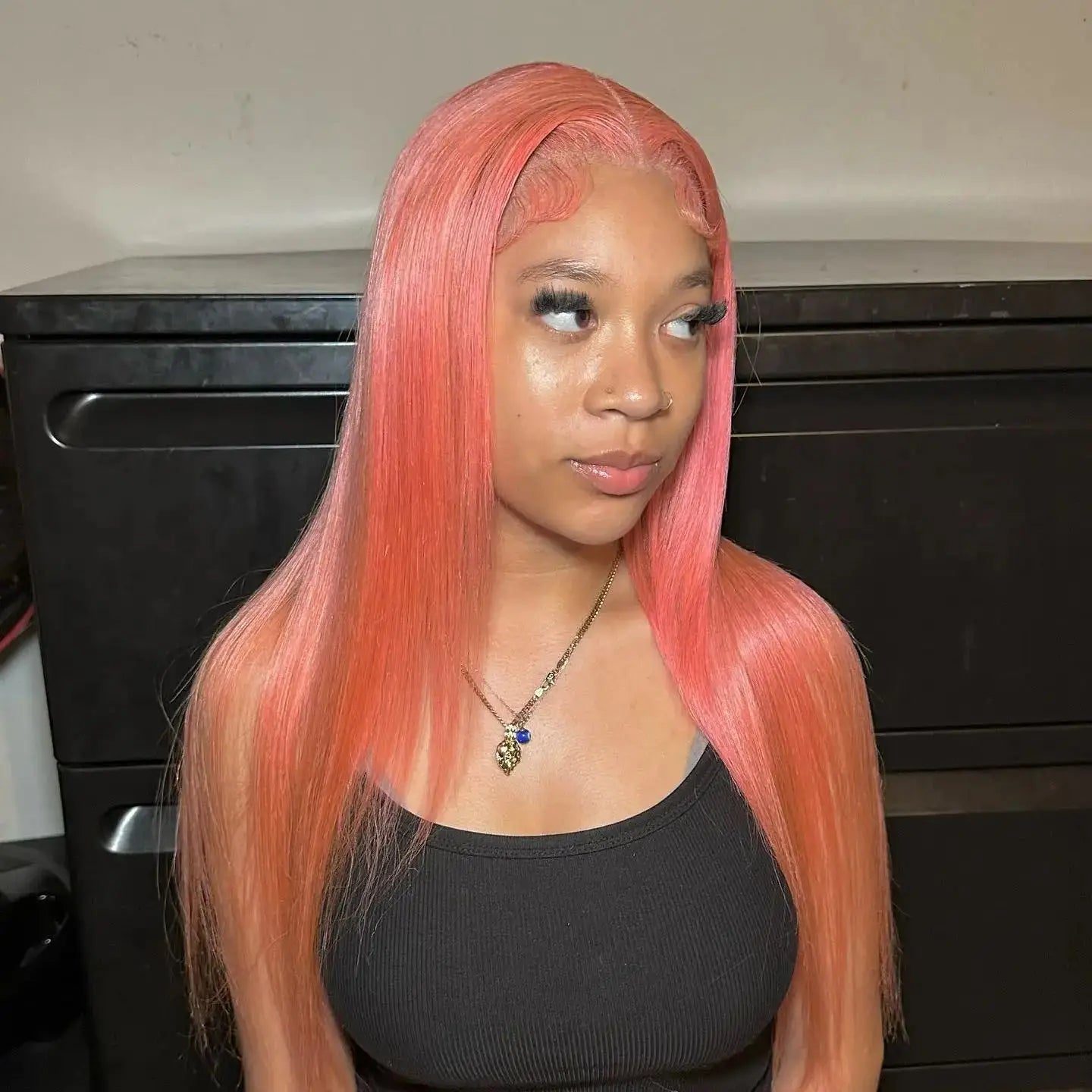 Pink Lace Front Wig