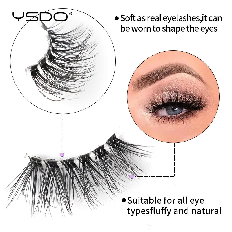 Half Lashes Mink Eyelashes