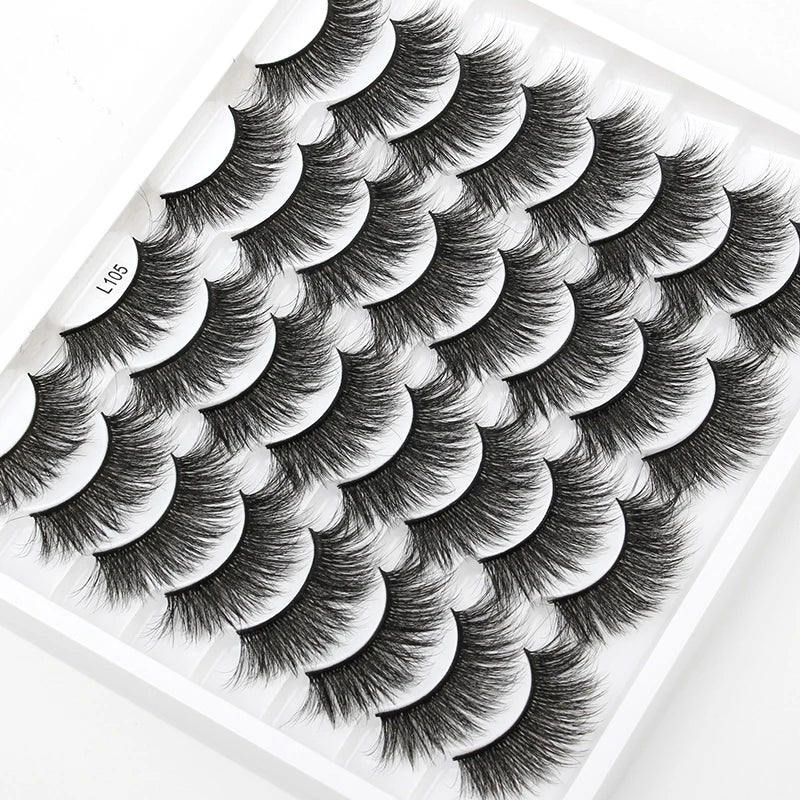 Curly Natural Soft Dramatic Thick Eyelashes