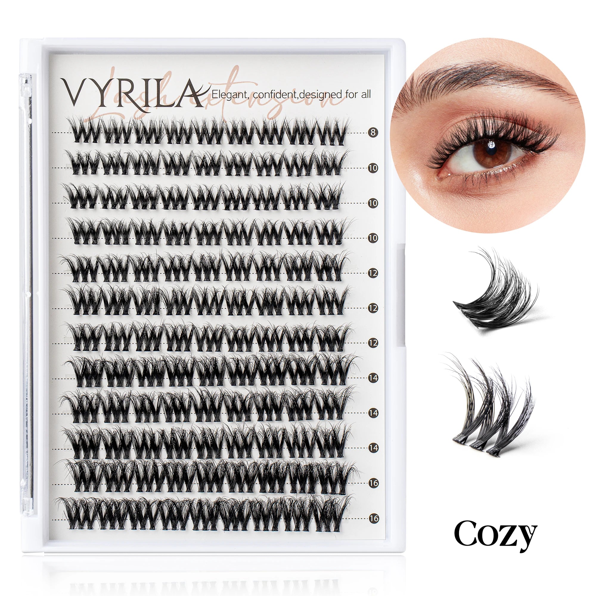 Ultra-Fine 0.05mm Lash Clusters