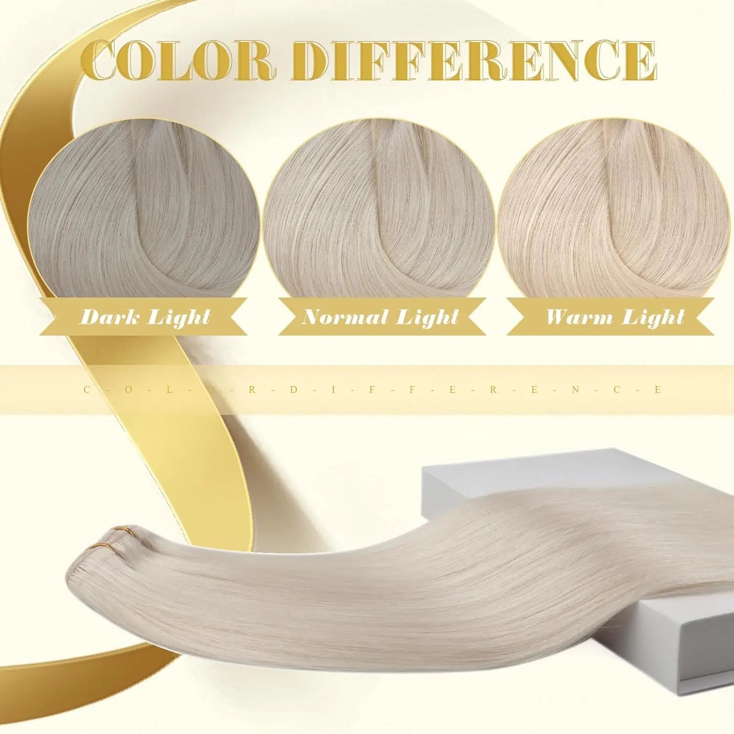 Double Weft Clip in Real Human Hair Extensions