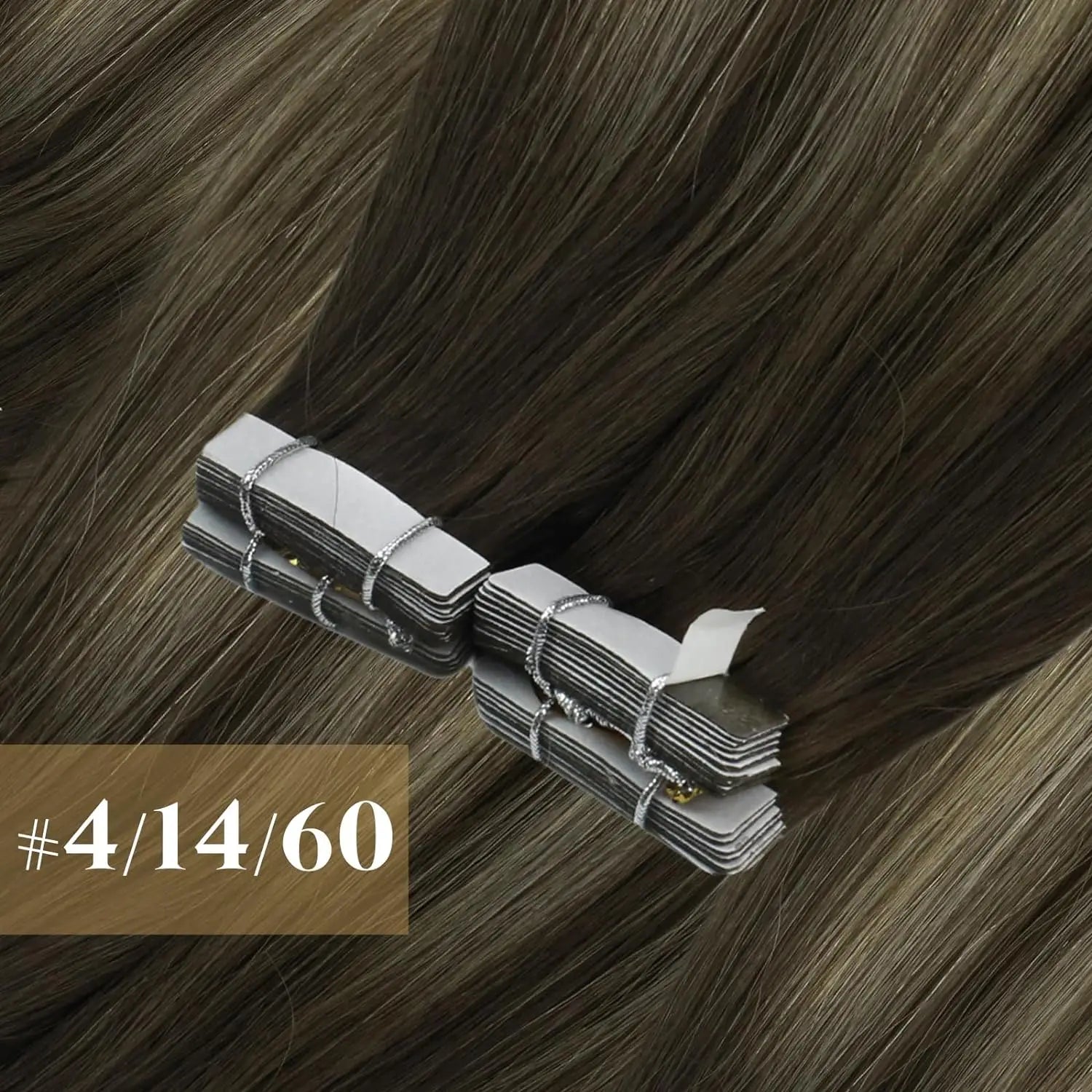 Color Real Natural Hair Skin Weft Extensions