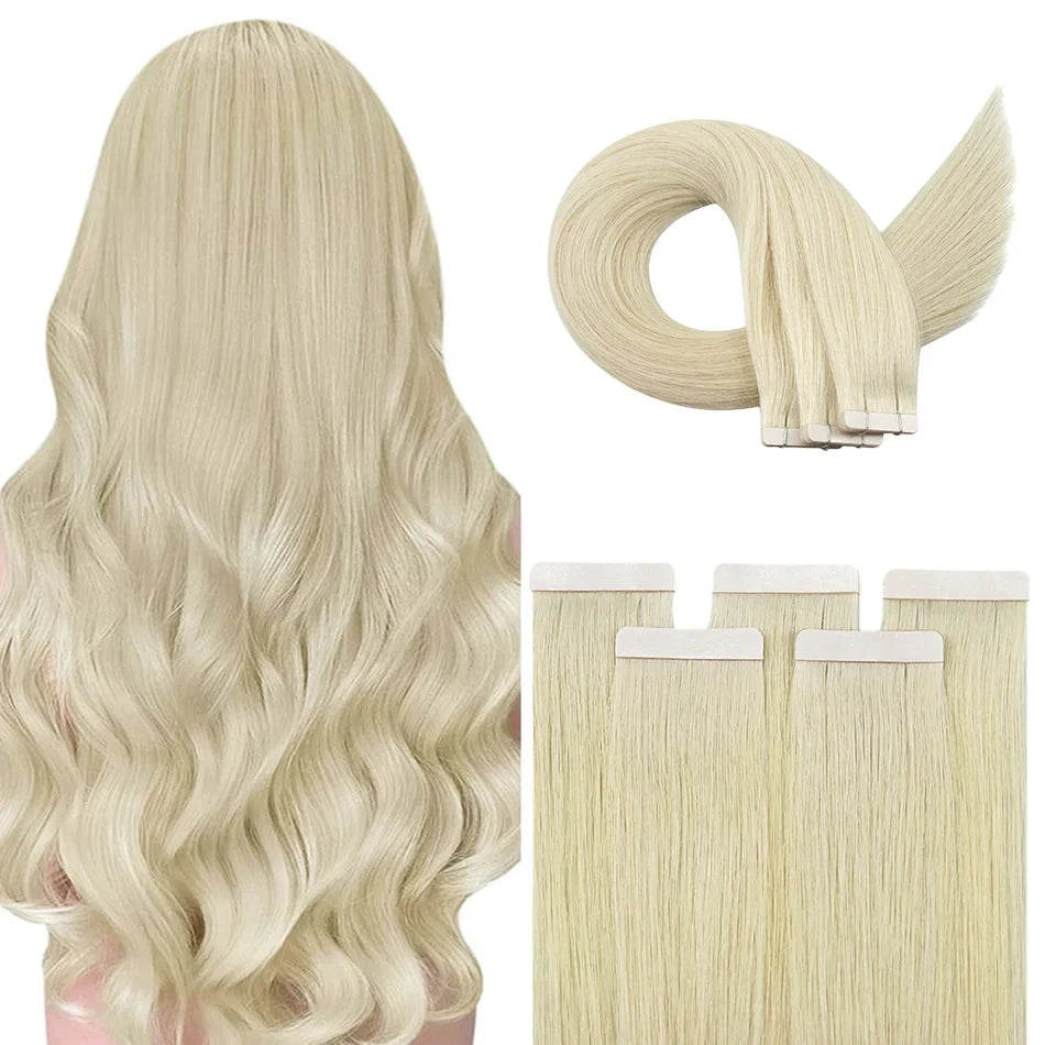Injected Tape In Hair Extensions