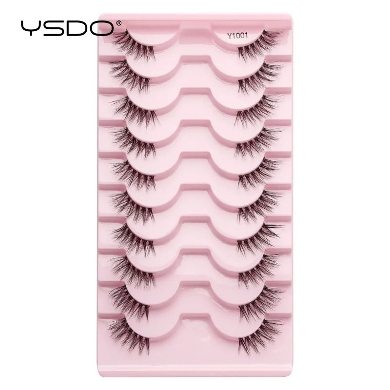 3D Mink False Eyelashes – Natural, Fluffy & Reusable