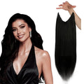 Fish Line Human Hair Extension