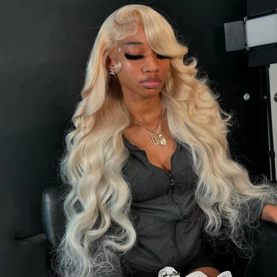 613 Blonde Lace Frontal Body Wave Wigs