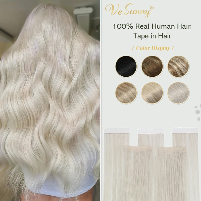 Injected Tape In Hair Extensions