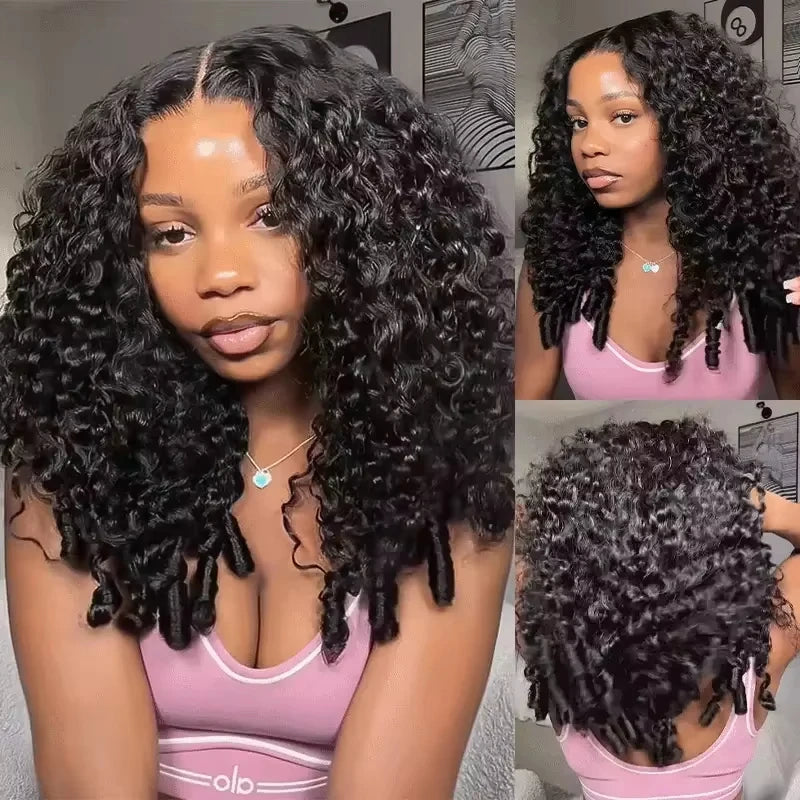 Deep Water Wave Pre Plucked Lace Frontal Wig