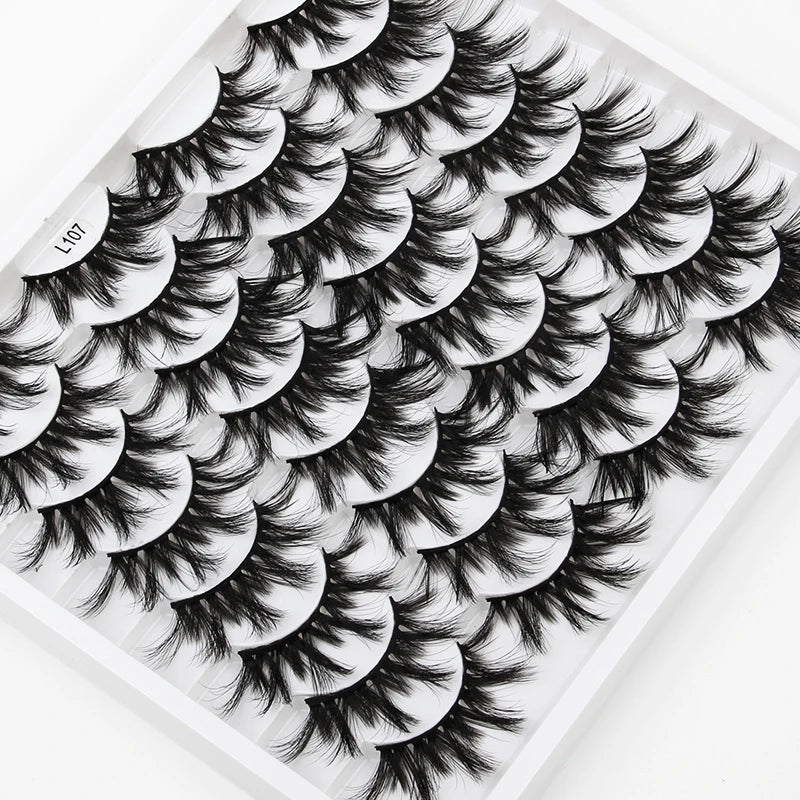 Curly Natural Soft Dramatic Thick Eyelashes