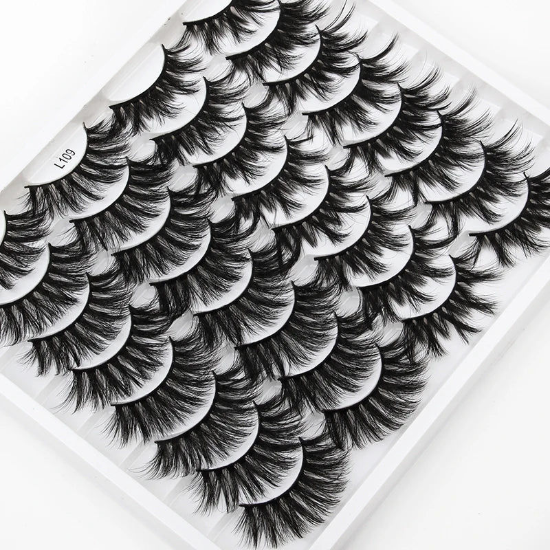 Curly Natural Soft Dramatic Thick Eyelashes