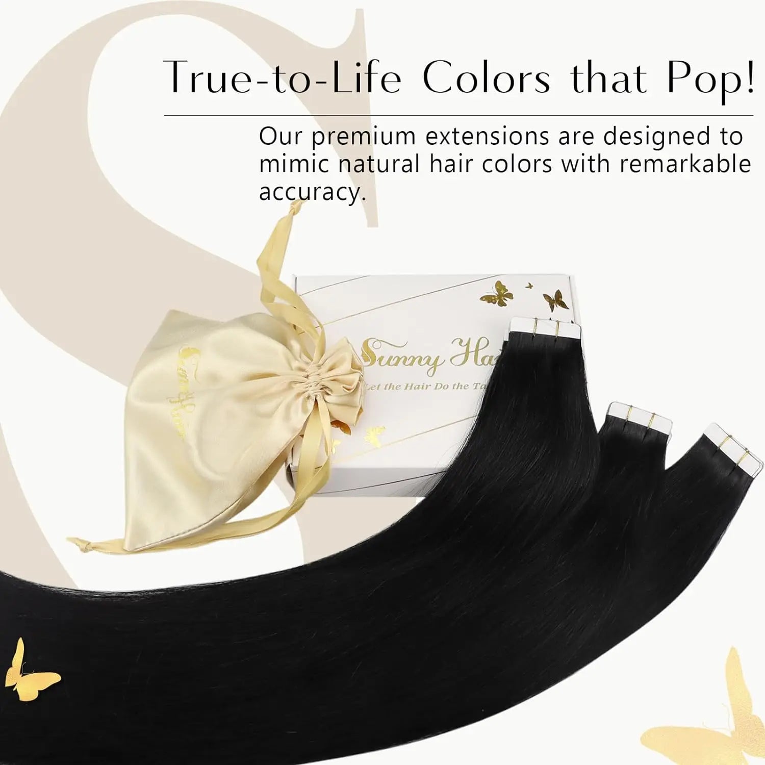 Natural Hair Seamless Skin Weft Colorful Extensions