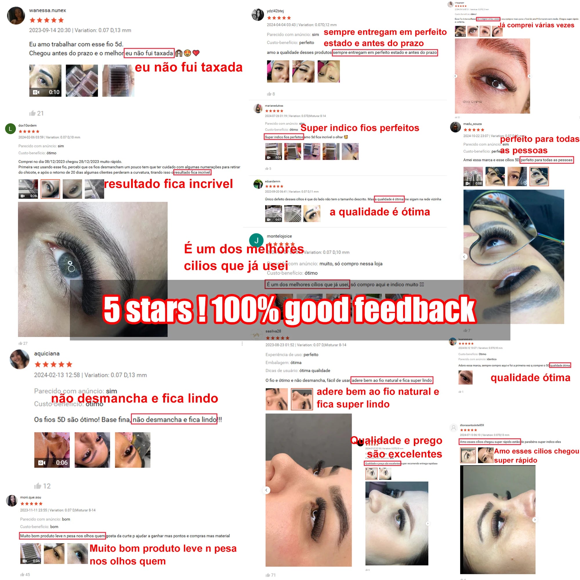 5D W Shape Eyelash Extensions