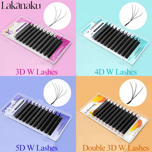 6D W Shaped L M Curl Cilios Lashes