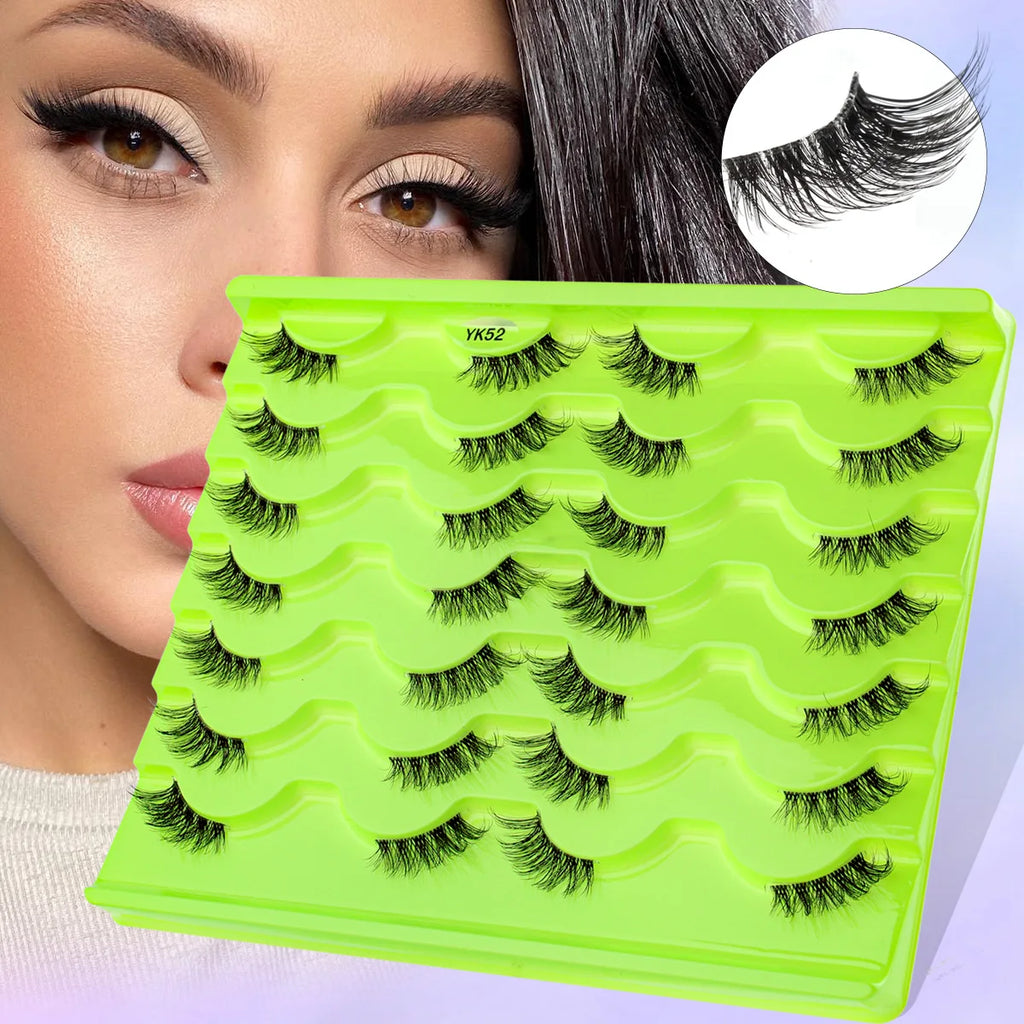 3D Mink False Eyelashes – Natural, Fluffy & Reusable