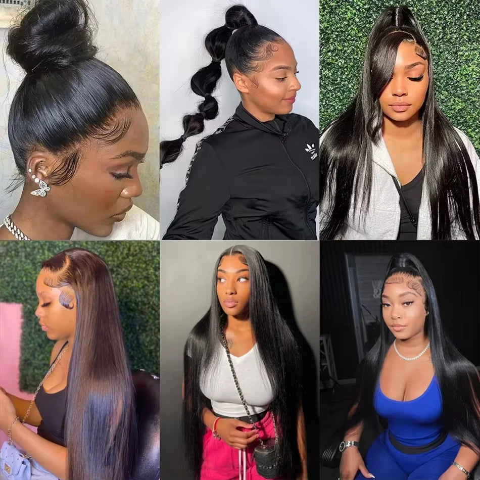Straight Human Hair Wig 360 Full Lace Wigs