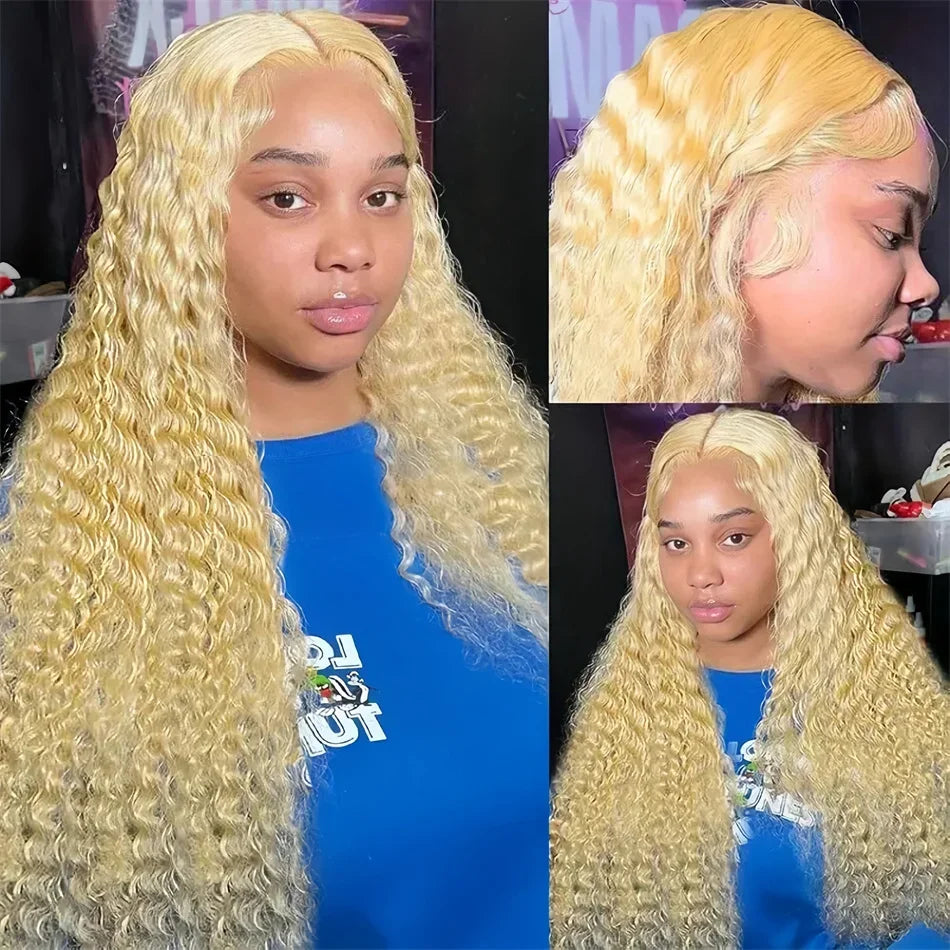 613 HD Lace Frontal Curly Wig