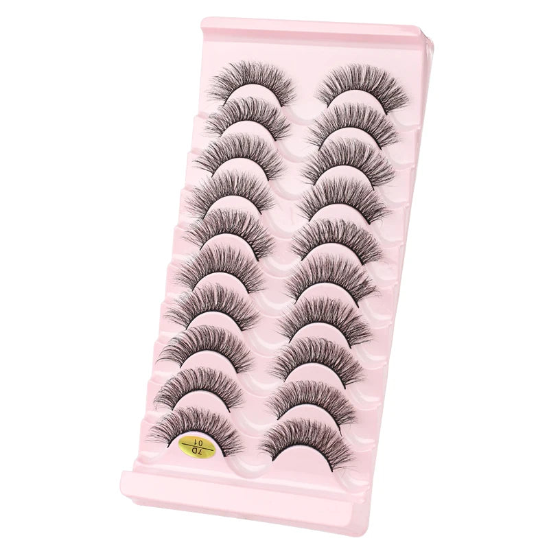 Curly Natural Soft Dramatic Thick Eyelashes